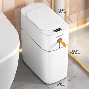 JOYBOS akıllı çöp kutuları dikdörtgen mini indüksiyon çöp kutusu sensör otomatik çöp kutusu toptan ile wastebin serin olabilir - Product Image 4