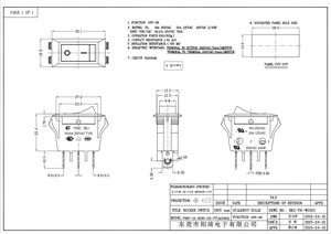 32*16.9mm 3 Pin güç anahtarı açma-kapama 16A 250V 20A 125V kırmızı gösterge ışığı Rocker anahtarı ile iki mod kontrolü - Product Image 5