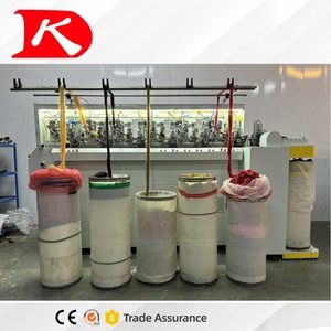 Tam fonksiyonlu fantezi üstler eğirme makinesi renk şerit bilgisayar programlama ProcessRotor eğirme tekniği