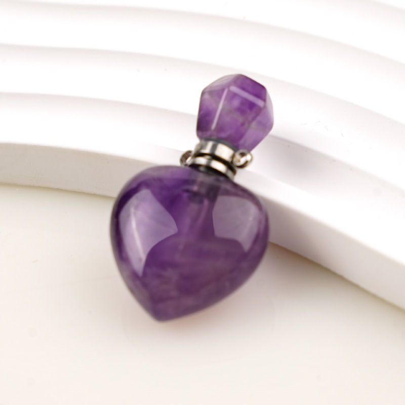 Flacon de parfum d'amour améthyste