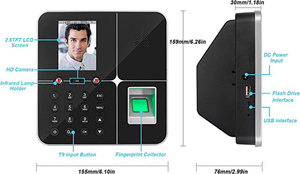 Biométrico Face e Fingerprint <span class=keywords><strong>Card</strong></span> Time Attendance Device com SDK gratuito