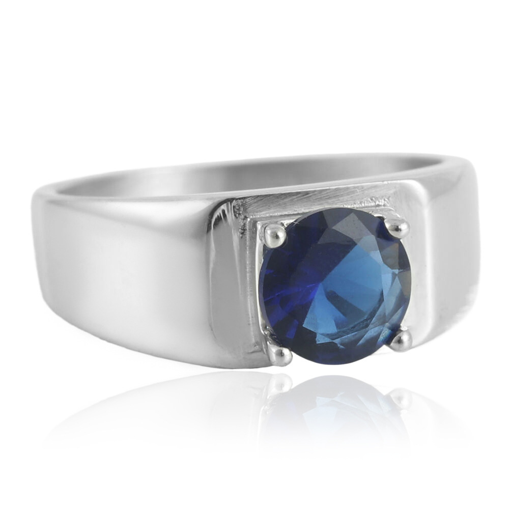 Steel-colored sapphire (US grade)