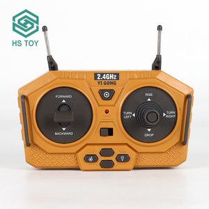 HS 1:<strong>24</strong> Scale 9 Channels Kids Electric Engineering Excavator Alloy Track <strong>Wireless</strong> RC Bulldozer <strong>Toy</strong> With Light&amp;Sound - Product Image 5