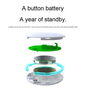 Dispositivo antipérdida Mijia Smart Bluetooth Key IP67 impermeable teléfono llavero localizador artículo seguimiento objeto encontrar recordatorio para mascotas