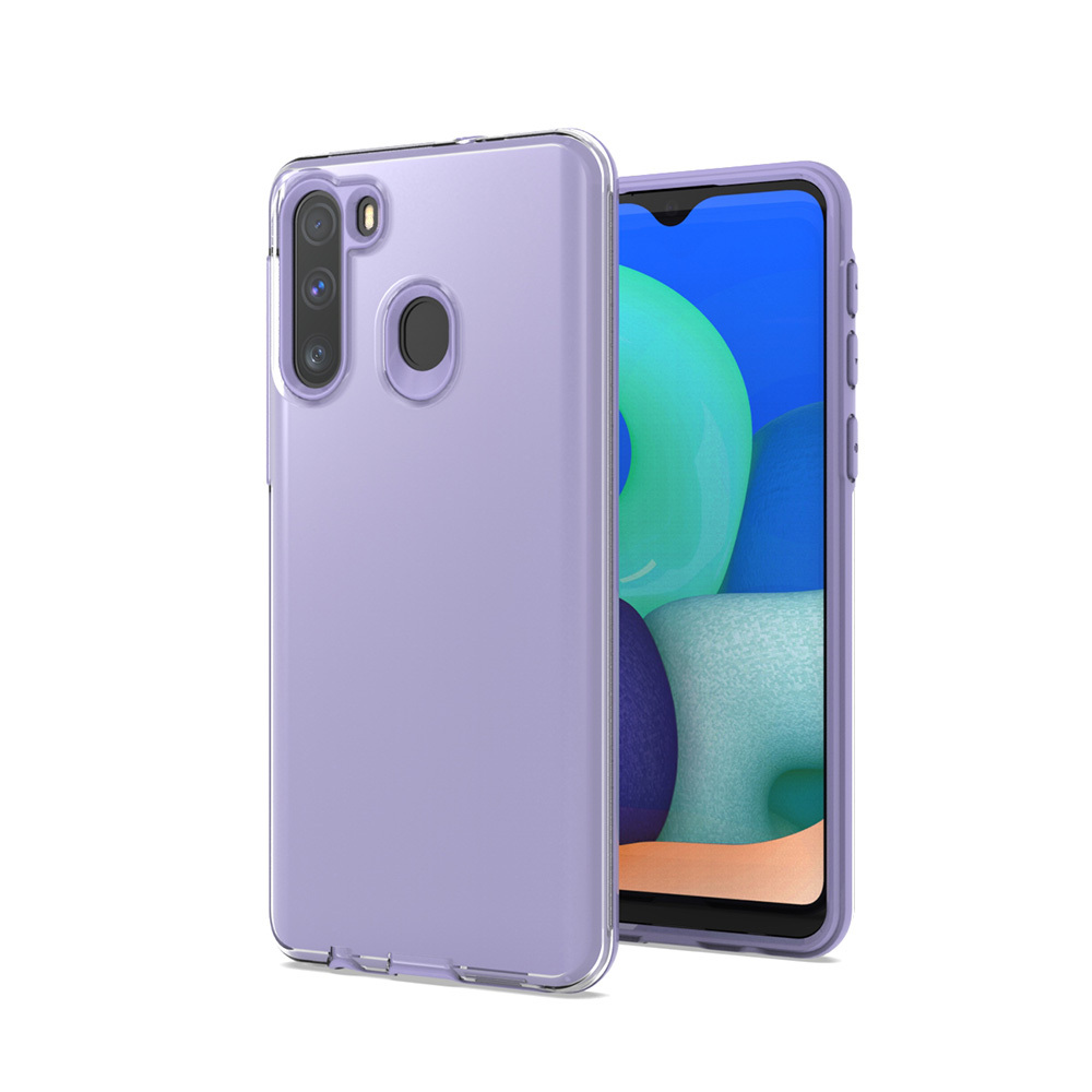 Clear PC+Purple TPU