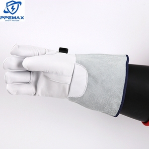 Màu kép đen/Đỏ chống mệt mỏi điện áp AC tối đa 36000V ARC Flash chứng nhận Lineman Găng tay cao su - Product Image 6