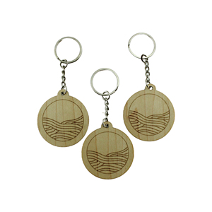 RFID NFC Wooden Keychain Mini Tag Waterproof ISO Model 13.56MHz Frequency NFC Chip for Membership <strong>Program</strong> - Product Image 2
