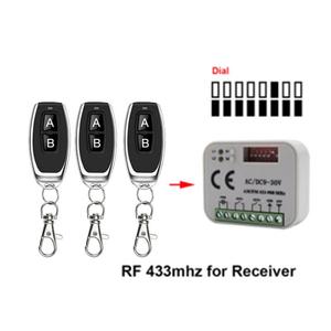 RX-MULTI 300-868MHz Mehrfrequenz-Empfänger 2-Wege-Schalter Access Control Gate Fernbedienung Controller Kunststoff Material - Product Image 6