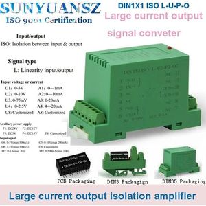 DIN1X1精密電流トランスミッタ分離型アナログ信号アンプ電流アイソレータPLCプログラミング用 - Product Image 3