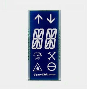16 segmenti del display ascensore LCD 2 cifre segmento display LCD statica 5V STN blu bianco retroilluminazione A LED ascensore chiamata pannello - Product Image 1