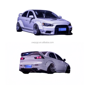 Mitsubishi lancer ex vücut kiti için geniş vücut tekerlek kaşları genişletilmiş çamurluklar hood EVO10 değişiklik ve yükseltme - Product Image 1