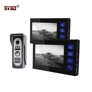 Sistema de intercomunicación de videoportero con cable de alta definición con botón táctil para control de acceso de Villa u oficina - Product Image 1