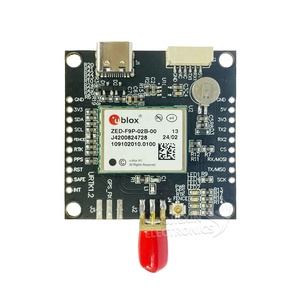 ZED-F9P-02B-00 Ublx全球定位系统模块ZED-F9P RTK InCase引脚全球导航卫星系统/全球定位系统接收器板，带毫安和通用串行总线无人机开发板 - Product Image 1