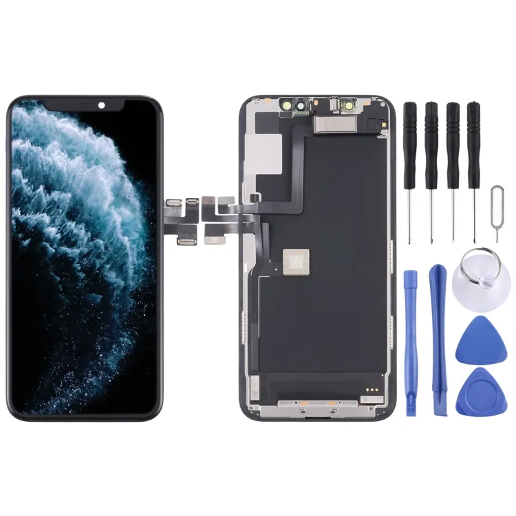 Hot Selling Originele Lcd-Scherm Voor Iphone 11 Pro Digitizer Volledige Montage Met Oortelefoon Luidspreker Flex Kabel