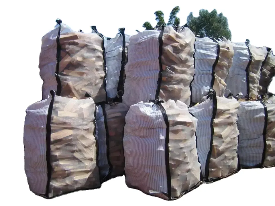 EGP yakacak odun taşıyıcı Jumbo çanta 1000kg yakacak odun büyük toplu çanta havalandırmak