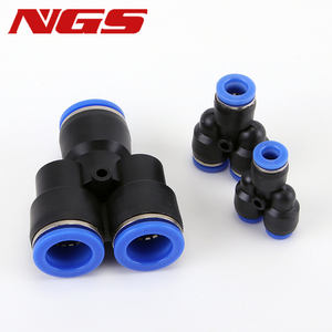 Pneumatic Plastic Push Fittings PG/<strong>PW</strong>/PEG T-type Reducer <strong>Tube</strong> Connector Quick Coupling for 4 6 8 10 12 16MM Air Pipe Joint