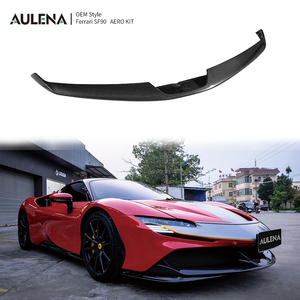 OEM phong cách khô Carbon ngine khoang phía sau Spoiler phía sau khuếch tán bên váy phía trước cánh hoa Splitter body Kit cho Ferrari sf90 - Product Image 1