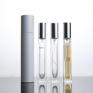 Private Label 10ml 20ml Thick Clear Glass Square Round Spray <strong>Perfume</strong> Bottle for Decant <strong>Perfumes</strong> With Customized Box