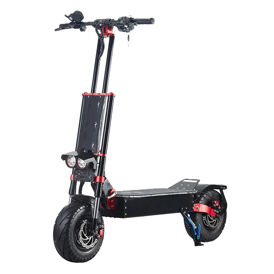 Super Power 6000W Dual Motor Scooter 13Inch Vet Wiel Elektrische Scooter 90-120Km Long Range Motorfiets