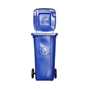 Proveedores de China Cubo de basura con ruedas Cubo de basura de HDPE Contenedor de basura comercial con pedal - Product Image 1