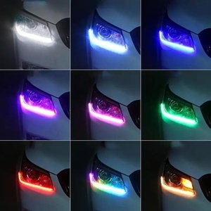 16 <strong>Led</strong> Car Headlight <strong>Tear</strong> Eye Dual Color 16 <strong>LED</strong> DRL Flexible Strip Light Turn Signal Car 5050 <strong>Led</strong> Strip DRL <strong>Led</strong> - Product Image 3