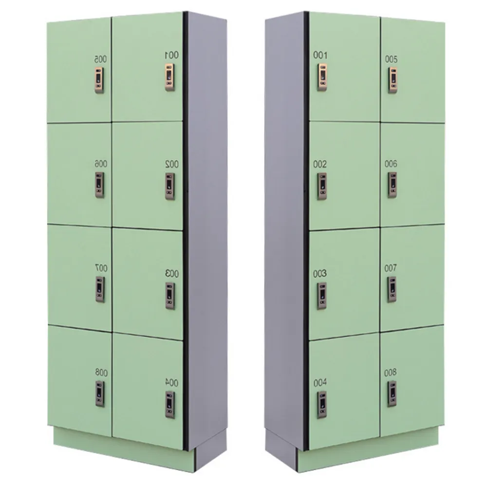 Multi Compartment 12mm Compact Fiberboard 2 Door Compact Locker For Changing Room