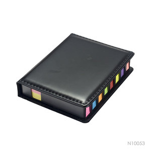 Pu皮革封面便签套带2022日历立方体形状定制便签本 - Product Image 2