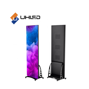 UHLED 640X1920mm P2 Flooring Standing <strong>Led</strong> Poster WiFi Control System Easy to <strong>Move</strong> Poster <strong>Display</strong> Panels <strong>LED</strong> Poster <strong>Screen</strong> - Product Image 2