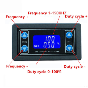 <strong>PWM</strong> <strong>Pulse</strong> Frequency Duty Cycle Adjustable Module - Square Wave/Rectangle Wave Signal Generator XY-<strong>PWM</strong> with Enclosure - Product Image 3
