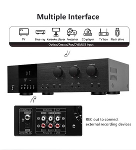 Dsp Hifi 3 mic entrada Toroidal Power Amp amplificador de potencia profesional receptores y amplificadores para Karaoke - Product Image 5