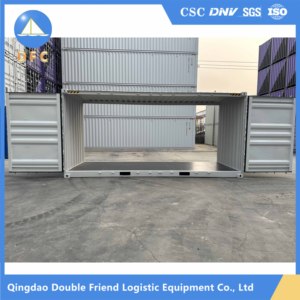 Factory Wholesale High <strong>Loading</strong> Capacity Heavy Duty Steel Structure 20ft Double Side Open Cargo Shipping <strong>Container</strong> - Product Image 3