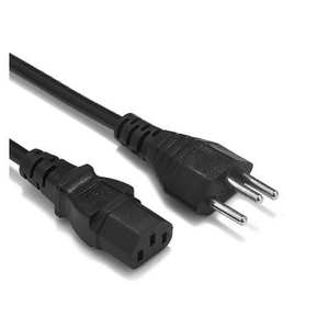 6ft 1.8m İsviçre güç kablosu İsviçre brezilya fişi IEC C13 AC güç besleme kablosu için PC bilgisayar monitör LG Sony TV 3D yazıcı - Product Image 1