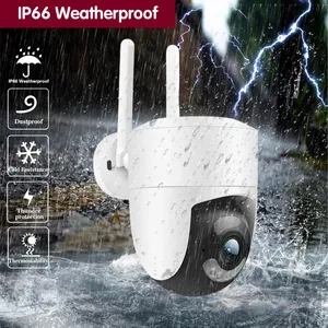 Tuya 8CH 3MP sistema de seguridad WiFi inalámbrico al aire libre IP CCTV Cámara Kit con Color visión nocturna AI detección inalámbrica Nvr Kit - Product Image 4