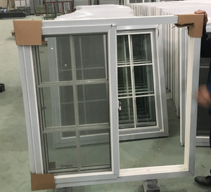 אטום לרעש אטום לרוח הוריקן זכוכית UPVC חלונות יחיד עם זיגוג כפול ויניל הזזה <span class=keywords><strong>PVC</strong></span> חלונות - Product Image 3