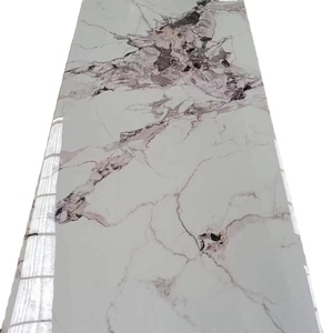 Flexible PVC Marble <strong>Sheet</strong> Indoor Decoration <strong>Cladding</strong> Deco <strong>Building</strong> UV Painting - Product Image 1