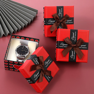 OEM özel Logo saat ambalaj hediye kutusu toptan ucuz küçük kare karton sevgililer günü hediyesi için kağit kutu - Product Image 1