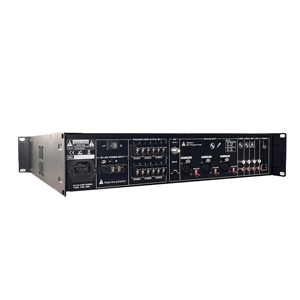 Amplificador mezclador de 6 zonas de 500W con atenuadores de volumen de salida de seis zonas independientes y 3 entradas de alimentación XLR Phontom - Product Image 2