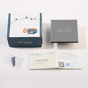 Bingoelec Wifi Tuya akıllı ev cihazları ab dokunmatik işık duvar elektrik Dimmer Zigbee akıllı anahtar - Product Image 1