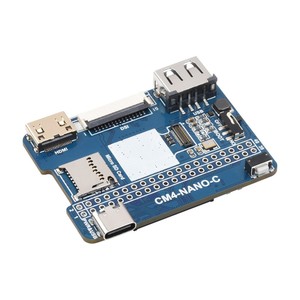 Scheda Base Nano (C) per Raspberry Pi Compute Module 4, stesse dimensioni del CM4, fotocamera integrata 8MP