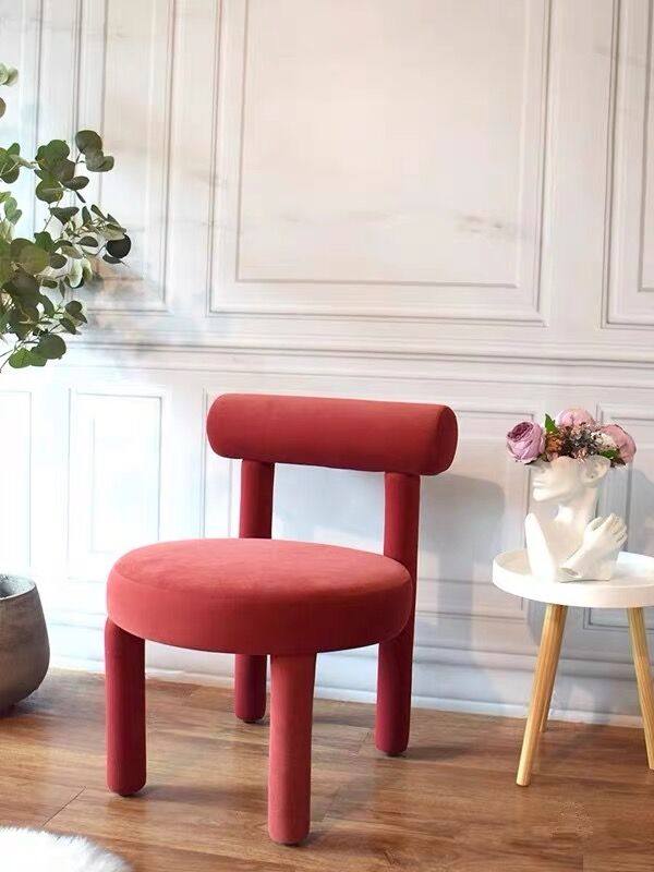 Velours rouge rose