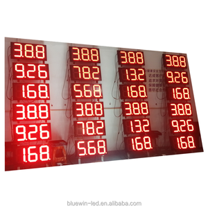 All'ingrosso a buon mercato prezzo impermeabile stazione di servizio 3 cifre di colore giallo 16 pollici Led 7 segmento modulo di visualizzazione - Product Image 4