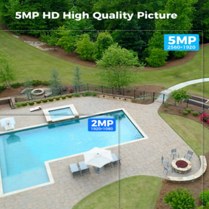 Sistema de cámara de seguridad de visión nocturna a prueba de agua de fábrica 5MP HD intercomunicador bidireccional Video PTZ WiFi solar IP NVR cctv kits de cámara - Product Image 6
