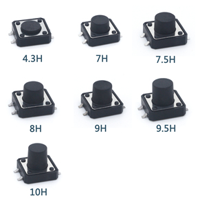 Mini Push Button Switch 6 × 6 12 × 12 Waterproof Tact Switch