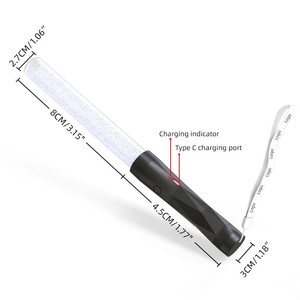 USB Rechargeable DMX Led Stick Free Design Custom Logo Festival <strong>Concert</strong> Luminous Stick Party Supplies <strong>Cheer</strong> up Props LED Stick - Product Image 6