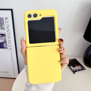 Yüksek kaliteli tasarım Samsung kılıfı z flip 5 yumuşak silikon cep telefonu kapak cilt hissediyorum cep telefonu kabuk - Product Image 5