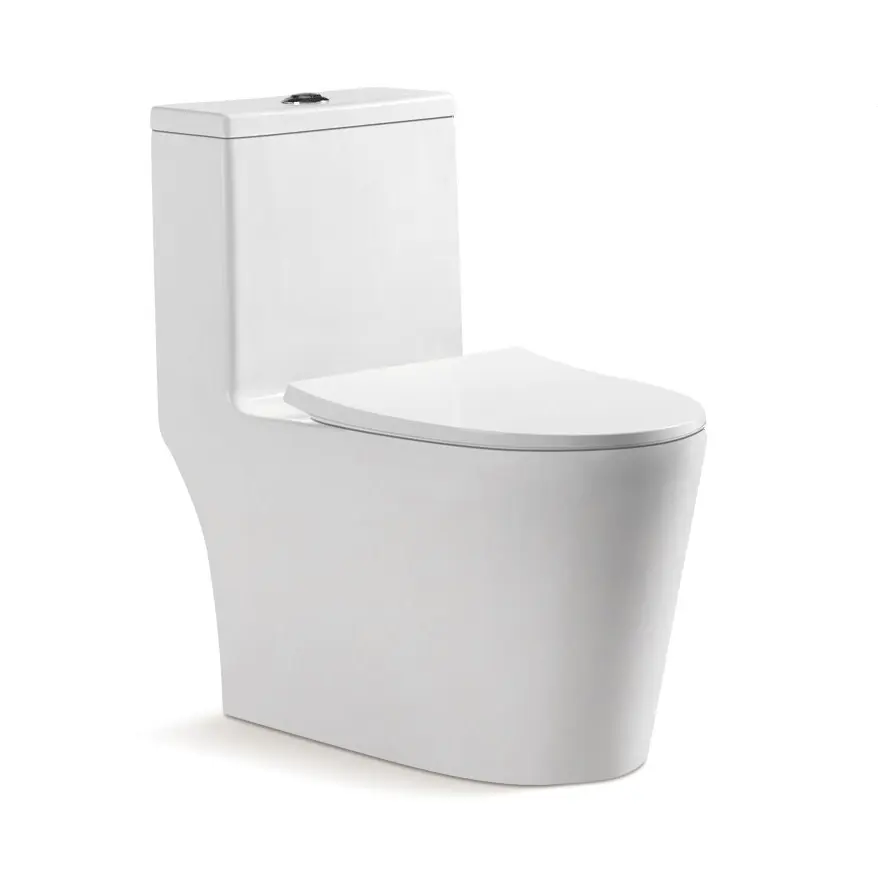 Devisib — fabrication chinoise en usine moderne, toilette une pièce siphon, toilette, design wc, maison, hôtel