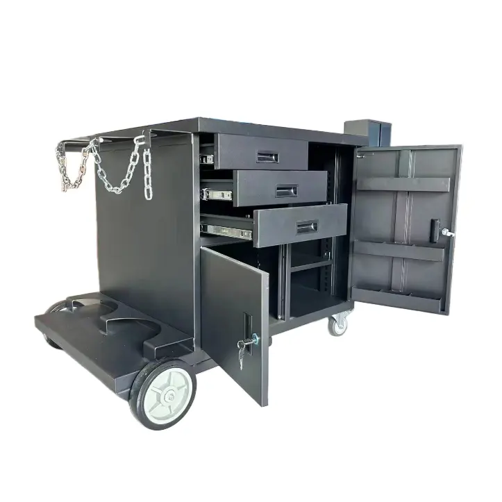 New Trend High Quality Keeping Gas Bottle Securely Drawers Cabinet Cart