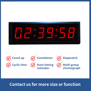 Timer per allenamento a intervalli multifunzione con telecomando ZX-Timer 1.5-4 pollici orologio per conto alla rovescia per riunioni sportive a LED - Product Image 5