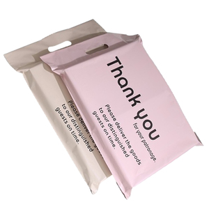 Tùy chỉnh in Logo Matte Hồng Cảm ơn bạn Poly mail túi nhựa poly không thấm nước gửi thư túi với xử lý - Product Image 3