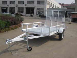 Düz römork galvanizli sac ve yükleme rampası mallar için F-510 - Product Image 3